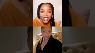 Ungodly Tea Time 1212021  Chloe x Halle Instagram Live [upl. by Bondy170]