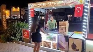 The famous Turkish Ice cream Guy Dance on full video [upl. by Emmie817]