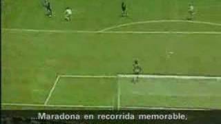 Golazo Maradona a Inglaterra sonido Victor Hugo Morales [upl. by Adile453]