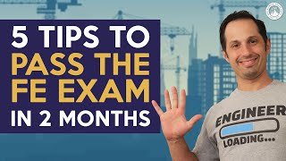 5 Tips amp Tricks to Pass the FE Exam in 2 Months [upl. by Rebna]