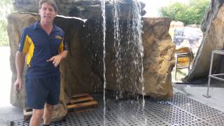 Pool Grotto and Backyard Waterfall Installations from Universal Rocks [upl. by Tartaglia]