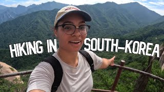 Climbing Ulsanbawi Rock in SouthKorea My First Hike [upl. by Helbon838]