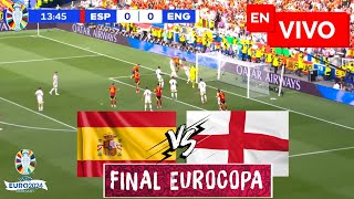 🔴 ESPAÑA VS INGLATERRA EN VIVO  FINAL UEFA EUROCOPA 2024 [upl. by Meli]