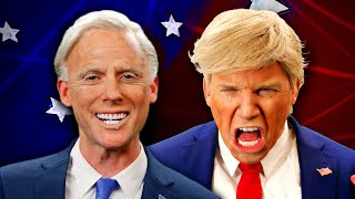 Donald Trump vs Joe Biden Epic Rap Battles Of History [upl. by Nanreh]