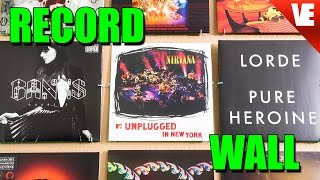 RECORD WALL Build One CHEAP [upl. by Fagaly]