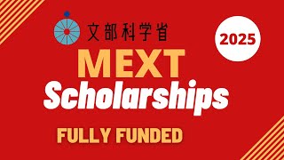 MEXT Scholarship 2025  StepbyStep Application Procedure  Japanese Government Scholarship [upl. by Oine210]