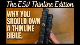 Why you Should Own a Thinline Bible  ESV Thinline Bible Review [upl. by Yartnoed]