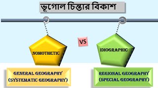 Ideographic vs Nomothetic On Geographical Thought  Bengali [upl. by Ecnerewal]