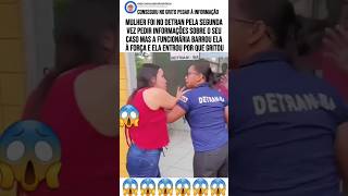 Funcionaria barra mulher que pedia informações mas o coordenador mostrou quem manda lá [upl. by Adele]