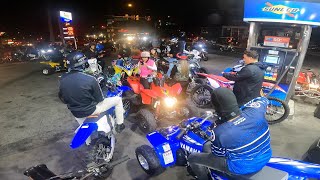 500 BIKES TAKEOVER PHILLY GAS STATION  itzmiike215 [upl. by Ahsaz147]