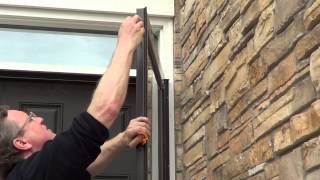 How to Install a Storm Door  Andersen 3000 [upl. by Lienaj]