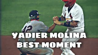 MLB  Yadier Molina Best moments Compilation [upl. by Noreik]