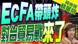 【盧秀芳辣晚報】ECFA部分關稅減讓中止 學者須設想貿易戰可能｜ECFA帶頭炸 對台貿易戰來了 精華版 中天新聞CtiNews [upl. by Adnohsal]