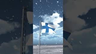 Finland national anthem and flag [upl. by Naujaj48]