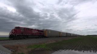 BNSF Marceline Sub and NS Transcon Part 2 [upl. by Aiderfla466]