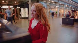 Freya Ridings  Perfect Live from Kings Cross Station 🚊❤️ [upl. by Pfeffer]