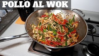 SALTEADO de POLLO con Verduras ◼️ ⛩️ WOK de POLLO Estilo CHINO 🍗⛩️  William Priets [upl. by Nofpets]