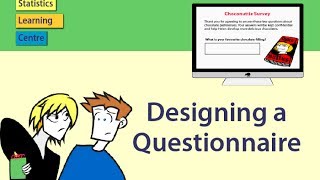 Designing a Questionnaire or Survey  statistics help [upl. by Thurmann]