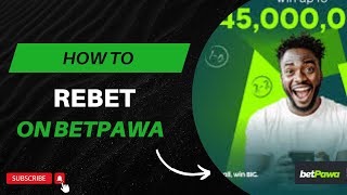 How to rebet on Betpawa [upl. by Gage]