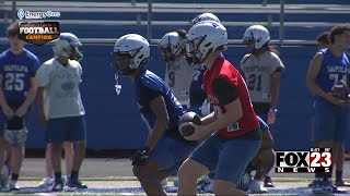 High School Football Camping Sapulpa Chieftains [upl. by Charters]