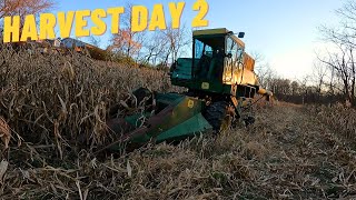 Second Day of Corn Harvest  John Deere 3300 [upl. by Vaughn]