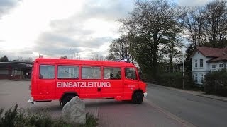 Einsatzfahrten 31  ELW1 60112  ELW2 6012 FF HU [upl. by Kahn409]