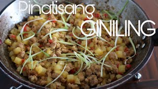 Easy 15minute Meal l Pinatisang Giniling l Renell Lumagui Filipino Recipe [upl. by Ahcorb]