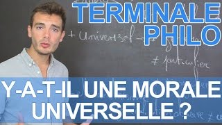 Yatil une morale universelle   Philosophie  Terminale  Les Bons Profs [upl. by Winstonn244]