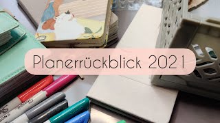 PLANERRÜCKBLICK 2021  DEKORIEREN PLANEN amp LIEBLINGSSTÜCKE [upl. by Nylrem95]