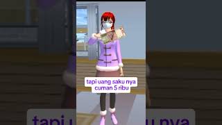 Uang saku kalian berapa Komen sakuraschoolsimulator dramasakuraschoolsimulator sakura sakurasad [upl. by Soph]