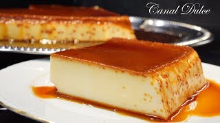 FLAN DE LECHE CONDENSADA SUPER DELICIOSO Y FÁCIL [upl. by Blackstock728]