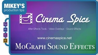 Sound FX for motion graphics [upl. by Tengler]