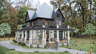 Dream 2Story Cottage  4 Bedroom House Design 10x145m [upl. by Atillertse]