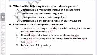 🔴 Pharmaceutics Revision Part 1 Questions amp Answers DrHazem Sayed [upl. by Ulphi69]