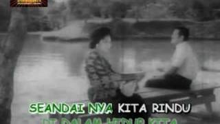 SAAT YANG BAHAGIA KARAOKE PRamlee amp Saloma versi filem quotMasam Masam Manisquot 1965 [upl. by Juli]