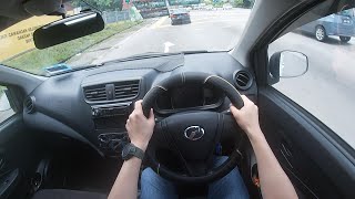 2016 Perodua Axia 10 EX  Day Time POV Test Drive [upl. by Ciredec139]