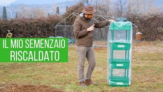 Semenziaio ideale  Tappetini riscaldanti  Orto sul balcone [upl. by Azzil]