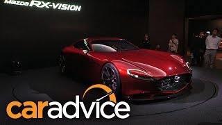 Mazda RXVision Concept Walkaround  2015 Tokyo Motor Show [upl. by Erich]