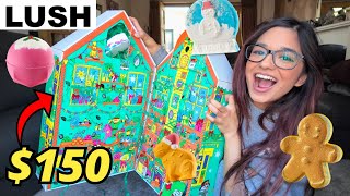 UNBOXING THE BEST ADVENT CALENDAR YET  LUSH 2024 CALENDAR [upl. by Eenalem601]