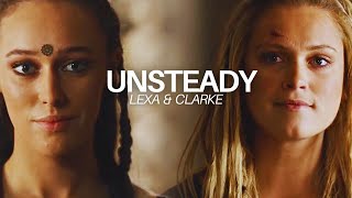 Lexa amp Clarke • Unsteady 3X07 the100 [upl. by Woodman]