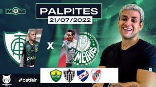 PALPITES DE FUTEBOL PARA O DIA 21 07 2022  BILHETE PRONTO QUINTOU NO MUNDO BET [upl. by Ivatts716]