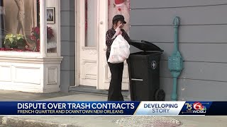 New Orleans leaders call for rebid of French Quarter and downtown trash contracts [upl. by Eniamurt]