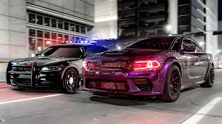 I RACED A POLICE OFFICER IN MY 850HP HELLCAT [upl. by Knight]