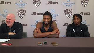 MBB  St Bonaventure vs CSUN Postgame Press Conference 11424 [upl. by Kellda913]