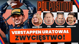 VERSTAPPEN WYRWAŁ WYGRANĄ NORRIS I LECLERC NA PODIUM W GRAND PRIX EMILII ROMANII  POL POSITION [upl. by Nyrat]