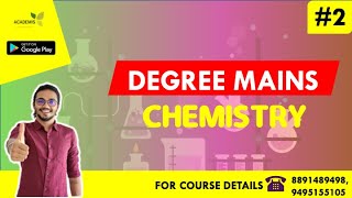 Degree Mains  CHEMISTRY  Class  2  Chemical Classification [upl. by Karwan]