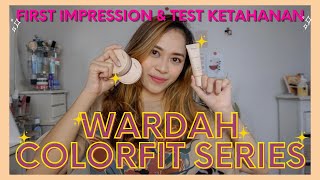 Review Wardah Colorfit Matte Foundation Di Kulit Kering [upl. by Moreland]