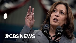 Harris meets with Hamas hostage families Biden issues warning about Trump more  America Decides [upl. by Lucias]