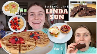 EATING LIKE LINDA SUN FOR 48 HOURS [upl. by Kciderf894]