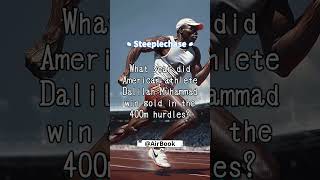 What year did American athlete Dalilah Muhammad win gold in the 400m hurdlessteeplechase quiz [upl. by Nilya]